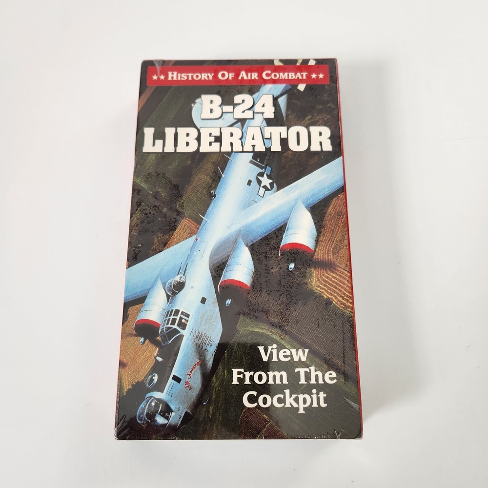 B-24 Liberator View From The‎ Cockpit History Of Air Combat VHS Tape 1997 NEW